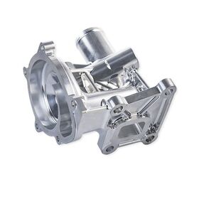 Suku Cadang Mesin Aluminium Logam CNC 5 Axis Presisi Kustom