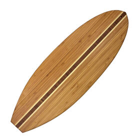 Personalized Surfboard Bamboo Cutting Board