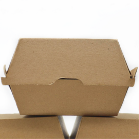 B115 paper food container Clamshell Food Containers Disposable Clamshell To Go Container hamburger box