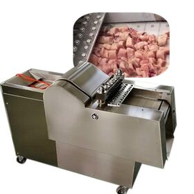 Poultry Frozen Meat Cube Dicer Slicer High Productivity Beef Cutting Machine