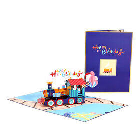 HAPPY GIFTERS Party Bus Pop Up Birthday Card – 3D Birthday Card – Popup Birthday Card – Popup Cards Birthday – Birthday Pop Up Cards For Women, Men, Kids – Pop Up - View #11
