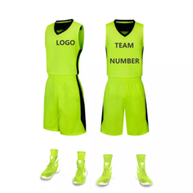 Wholesales Cheap Blank Sublimated Reversible Basketball Jersey