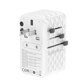 Chargeur Rapide en Gros Worldplug PD 3.1 GaN 140W avec Prise de Voyage, Adaptateur Universel Européen pour Mackbook