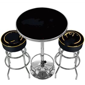 Cheap bar outlet table and stools