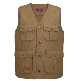 UNLOU Men's Outerwear Vests, Men's Fishing Vest New Summer Quick