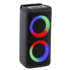 HY-5510 Dual 4-Zoll Super Bass DJ Bluetooth Lautsprecher Outdoor tragbar DJ Stage Party Lautsprecher RGB Licht Drahtloser Lautsprecher