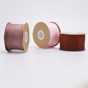 Copper - Sheer Organza Ribbon - ( 1-1/2 inch | 100 Yards )