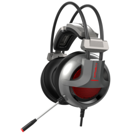 JIN DUN M08V Fones de ouvido para jogos de PC de alta qualidade e mais vendidos com canal surround 7.1, faixa de cabeça Dural para dispositivos de PC