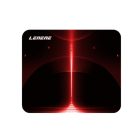 Tapis de souris gaming moyen - Grande surface en tissu avec bord cousu - Extra durable - Optimisé pour les capteurs de gaming - Noir
