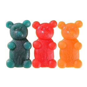  Large Gummy Bear Mold Bpa Free - Set of 3-5 Animals - 3  Droppers, Silicone Gummy Molds, Candy Mold : Home & Kitchen