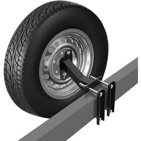 Support de support de montage en métal noir pour 7 broches caravane remorque  de remorquage connecteur prise de prise