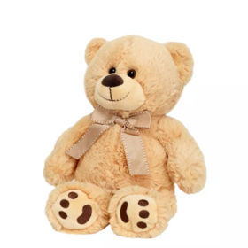 wholesale Studded teddy bear with faux pearl keychain