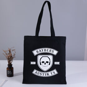 Promotional Personalized Blank Plain Cotton Canvas Bags Reusable