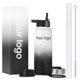Stainless Steel Sublimation Tumblers With Lids and Straw Eco Friendly Portable Outdoor Vacuum Flask Water Bottle for sale