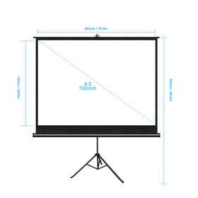 Projector screen HD Pull-down 16:9 106 235x132 cm