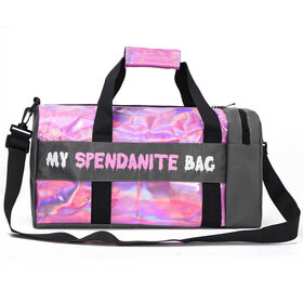 Source spend the night bags clear duffle bag Custom Logo Hologram travel bag  wap loading Pink jelly transparent women handbag on m.