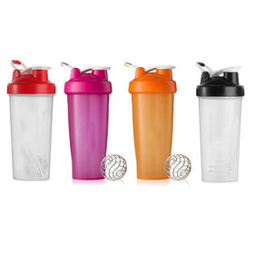 Buy Wholesale China Protein Shaker Bottle Custom Logo Biodegradable Wheat  Straw Plastic Gym Fitness Water Bottle & Protein Shaker Bottle at USD 1.89