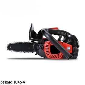 thumbnail image 2 of V-MODEST 25.4cc 12″ Gas Chainsaw – Top Handle, Compact Handheld 2-Stroke, 1.36 HP 2 of 3
