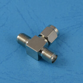 T Single SMA Male - Double SMA Female RF coaxial Connector RF adaptors