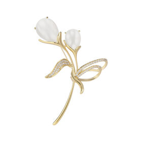 Twisted Pearl Brooches for Women Link Pins Hanging Style Brooch price in  Saudi Arabia,  Saudi Arabia