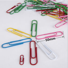 3 Boxes Of Paper Clip Orange Small Portable Paper