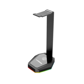 Headphone Stand, RGB Universal Aluminum Metal Holder with Wireless Charging PC Gaming Headset Display & Wireless Headphones