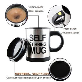 Electric High Speed Mixing Cup Self Stirring Coffee Mug Portable Electric  Self Mixing Glass Cup Speed Fast Automatic Coffee Cup