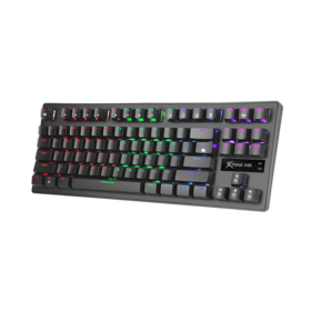 Clavier Gaming Mécanique 60%, Clavier Gaming Mécanique RGB Filaire, Clavier Interchangeable Thème Mer Bleue avec Touches PBT