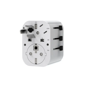 Universal-Reiseadapter mit Stecker direkt vom Werk, PD 22,5W Schnellladefunktion, Typ-C-Anschluss, USB, Weltweiter Reiseadapter