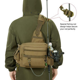 Hard Shell Back Pack, Compact Fishing Tackle Bag, Fishing Bag With