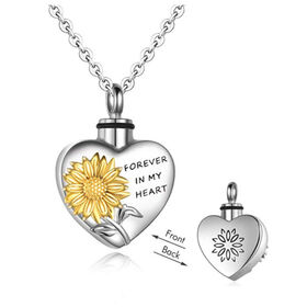 Sublimation Sunflower Necklace