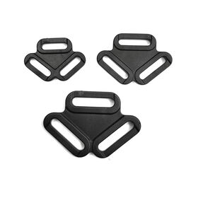 Plastic Black Rotating Swivel Snap Hook Buckle For Weave Paracord