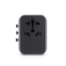 Adaptador de Viaje Universal de CA Worldplug para Enchufes Eléctricos, Cargador de Pared USB Tipo C para Móvil, Adaptador de Viaje Internacional