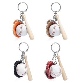 Buy St Louis Cardinals Baseball Leather Keychain Online in India