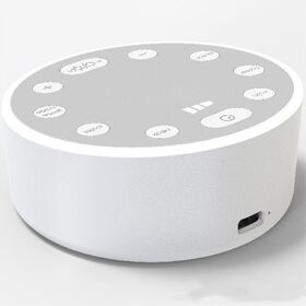 Máquina de ruído branco portátil para bebês: relaxamento com sons da natureza, luz noturna e gravação para um sono profundo