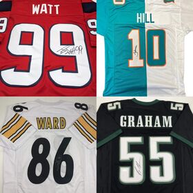 Hines Ward Signed Custom White Pro Style Football Jersey PSA