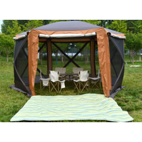 High Quality 6-Sided Easy Pop-Up Waterproof UV Resistant Folding Portable Camping Tent For Outdoor Camping Tent event tent