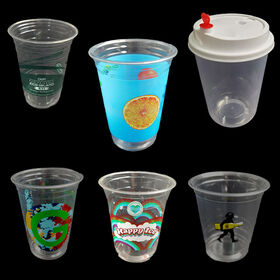Vending plastic cup - 180 - brown - lengthways fluted – Hämmerle Kaffee GmbH