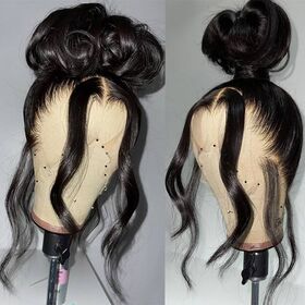 13x6 Kinky Straight Ultra Thin “ Film” Lace Frontal Wig