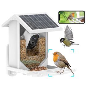 Caméra intelligente mangeoire à oiseaux surveillance en temps réel  mangeoires à oiseaux suspendues pour l'extérieur