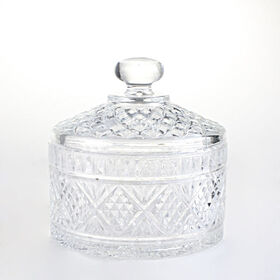 Buy Wholesale China Transparent Crystal Jar With Crystal Lid,widely Used  Sugar Bowl,decorative Candy Jar, & Glass Candy Dishes Jar at USD 1.09