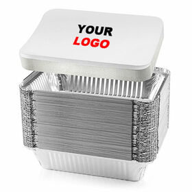 Aluminum Tins with Paperboard Lid – Qube Aviations Catering