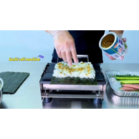 Stainless Steel Commercial Manual Sushi Roll Making Machine for
