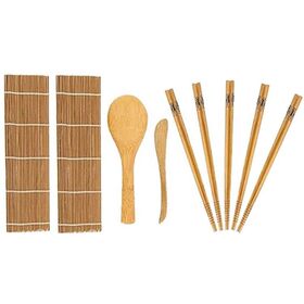 Sushi Making Kit Sushi Rolling Mat with Rice Spreader Paddle Spatula Made  in Jap