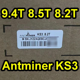 Antminer KS3 9.4T Mineur Blockchain Kaspa Bitmain KS3 8.2T 8.5T Iceriver KS3 8T KS3M 6T KS2 KS1 KS0 Machine de Minage KAS