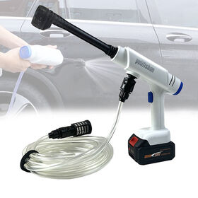 PELIFISH Portable Powerful High Pressure 21v Lithium Cordless Wireless Car  Wash Water Foam Gun Car Washer Portable Washing Tool