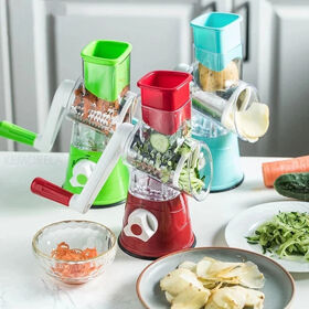 Smile Mom Vegetable Chopper Slicer- Spiralizer Vegetable Slicer - Onion  Chopper with Container - Food Chopper Slicer Dicer Cutter Gray