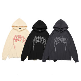 OEM Sample Custom Printed Embroidered Logo Cropped Hoodie Men Oversized Hoodie