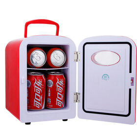 Buy Wholesale China Mini Fridge For Bedroom, Car, Office, Camping -  Portable 10l Cola Can Car Refrigerator & Mini Fridge at USD 44