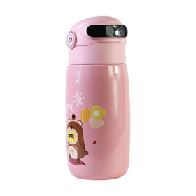 Buy Wholesale China Water Bottle For Kids Smart Vacuum Flask Digital  Stainless Steel Cup 420ml 320ml Child & Water Bottle For Kids at USD 4.1